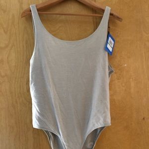 NWT Under Armour Bodysuit, Light Gray, Size L